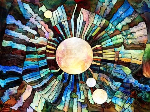 The Worlds Above Ilustración de archivo