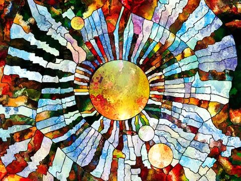 The Worlds Above Ilustración de archivo