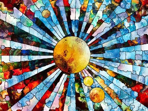 The Worlds Above Ilustración de archivo