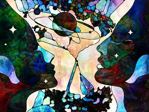 Worlds of Another 스톡 일러스트