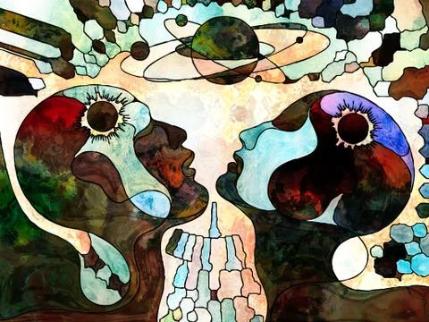 Worlds of Another Illustrazione stock