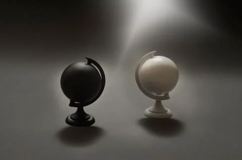 Worlds apart Stock Photos