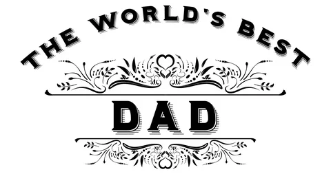 The World's Best Dad! Stock Footage 105942814
