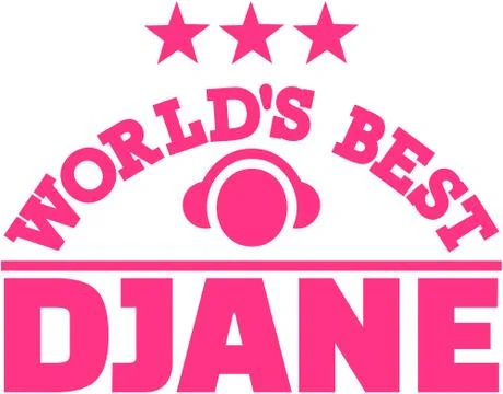 World's best Djane Illustrazione stock
