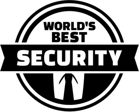 World's best security button Illustrazione stock