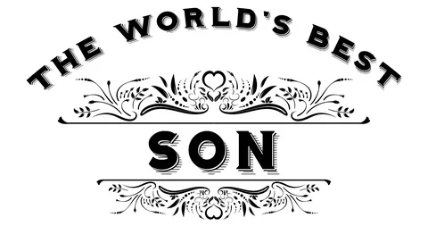 The World's Best Son! Stock Footage 105942687