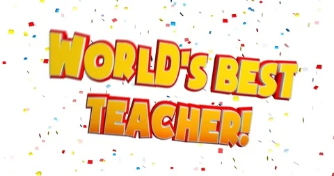 World's Best Teacher! Stock Footage 105803612