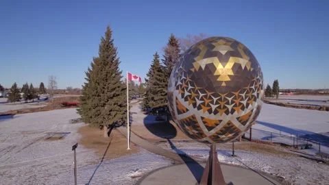 World's biggest Pysanka Stock Footage 259542204