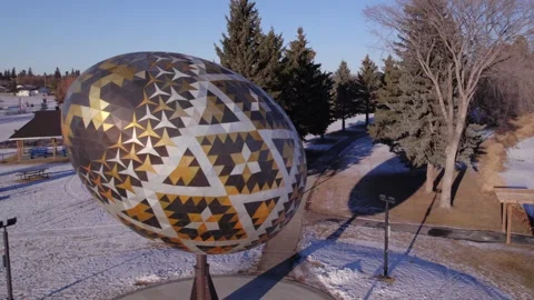 World's biggest Pysanka Stock Footage 259542239
