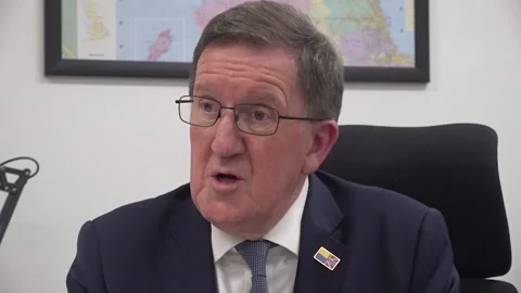 World’s focus must not leave Ukraine, ex-Nato chief warns Stock Footage 256521941