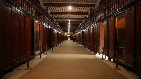 World's longest wardrobe Stock Footage 75595681