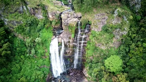 World's Most Beuatiful Waterfall - Drone Aerial Stock Footage 248066037