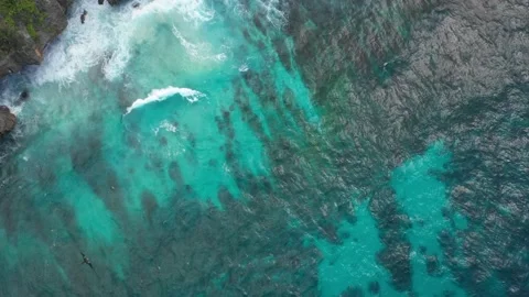 The worlds most polluted beach, Plastic marine debris. Video stock 136338170