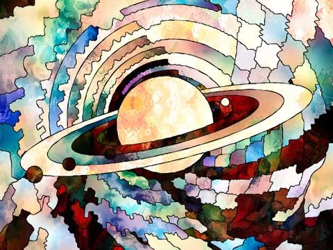 Worlds Without End 스톡 일러스트