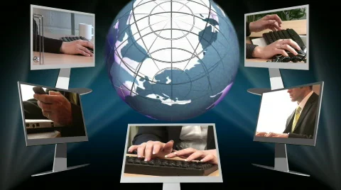 Worldwide communication Stock Footage 147058