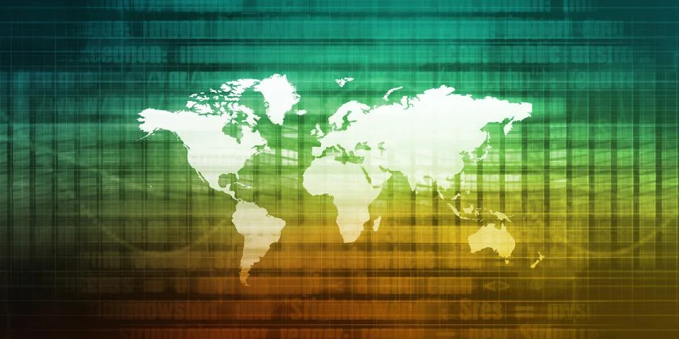 Worldwide Computer Connectivity Stock Illustration