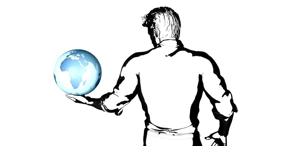 Worldwide Computer Connectivity Stock Illustration