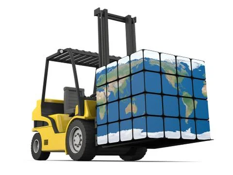Worldwide delivery Stock Illustration