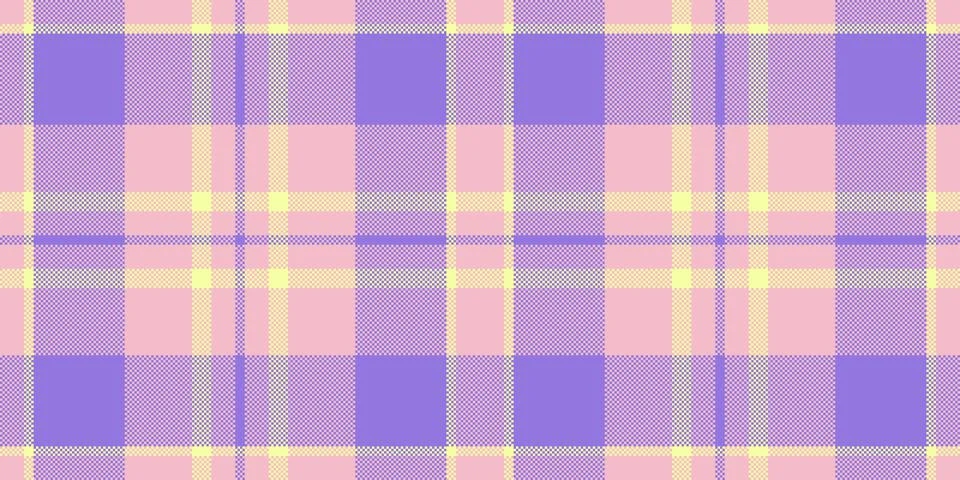 Worldwide pattern vector texture, fold check tartan fabric. Cotton backgrou.. Stock Illustration