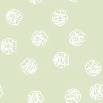 Worldwide support line vector seamless pattern イラスト素材