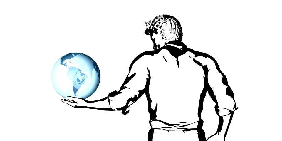 Worldwide Technology Stock Illustration