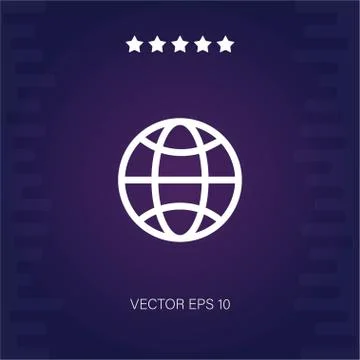 Worldwide vector icon Stock Illustration