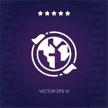 Worldwide vector icon Stock Illustration