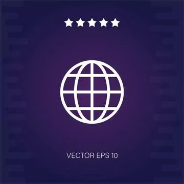 Worldwide vector icon Stock Illustration