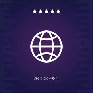 Worldwide vector icon Stock Illustration