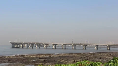 Worli sea face beach, Mumbai 库存影片 72462853