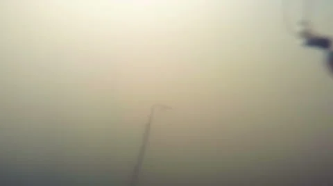 The worm-bait on the hook under water waiting fish. Video filming underwater Stock Footage 64120685