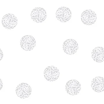 Worm cabbage glyph vector seamless pattern Stock Illustration