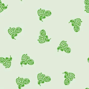 Worm digestive system parasite glyph seamless pattern 스톡 일러스트