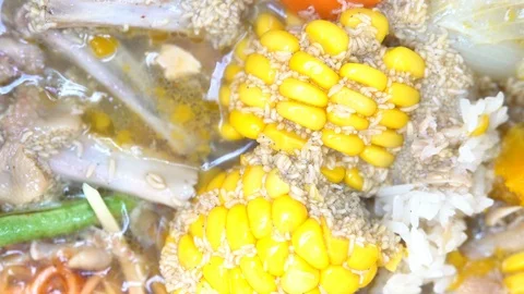 Worm eat junk. Stock Footage 115247241