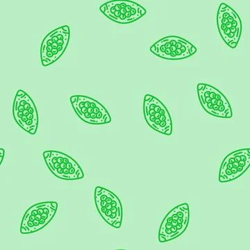 Worm eggs parasite line vector seamless pattern イラスト素材