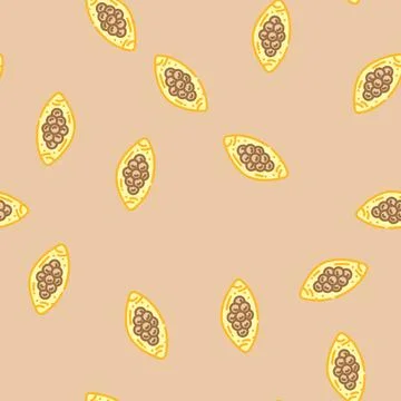 Worm eggs parasite vector seamless pattern 스톡 일러스트