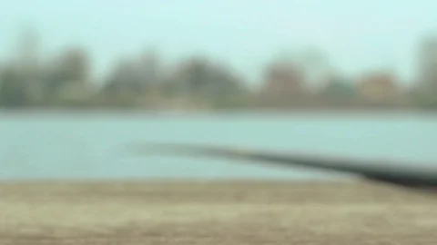 Worm on the fishing hook  Stock Footage 89775577