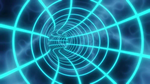 Worm Hole Motion Tunnel Vídeo Stock 261797535