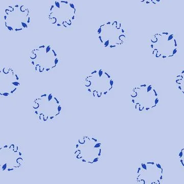 Worm lifecycle parasite glyph vector seamless pattern Stock Illustration