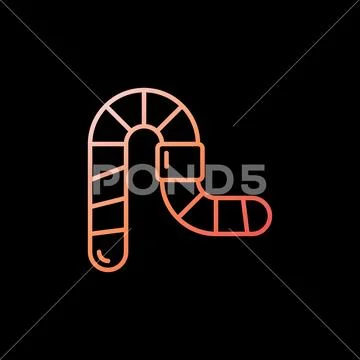 Worm outline vector concept simple colorful icon or symbol ~ Clip Art ...