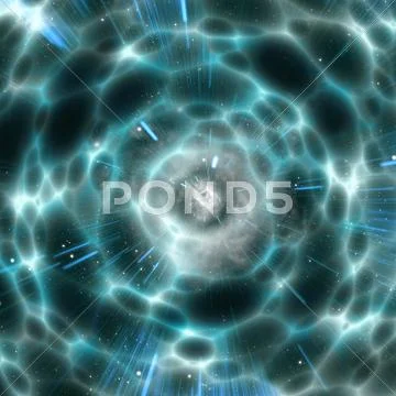 Wormhole, artwork Stock Illustration