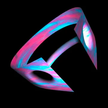 Wormhole, conceptual artwork Stock Illustration