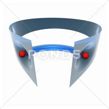 Wormhole, conceptual artwork Stock Illustration