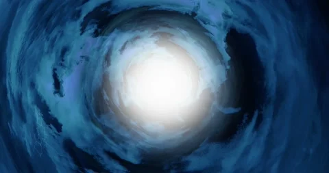Wormhole displayed via motion graphics Stock Footage 159694569