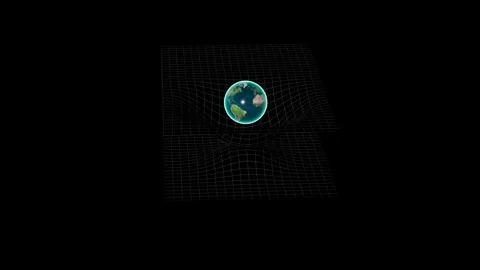 Wormhole Earth Animated Demonstration Stock-Footage 348577344