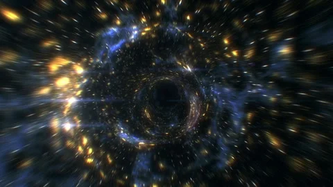 Wormhole - Hyperspace Stock Footage 253516850