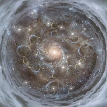 The wormhole Stockillustratie
