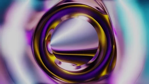 Wormhole infinite loop - beautiful colorful tunnel flight abstract animation Stock Footage 246790239