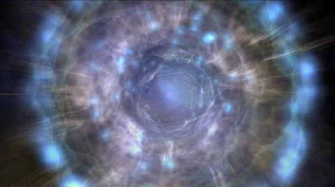 Wormhole or Black hole in space Stock Footage 67287096