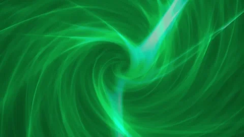 Wormhole Rotation Animation Effect Green Color Stock Footage 260039258